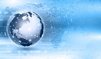 信息科技背景矢量素材 數字時代的視覺橋梁